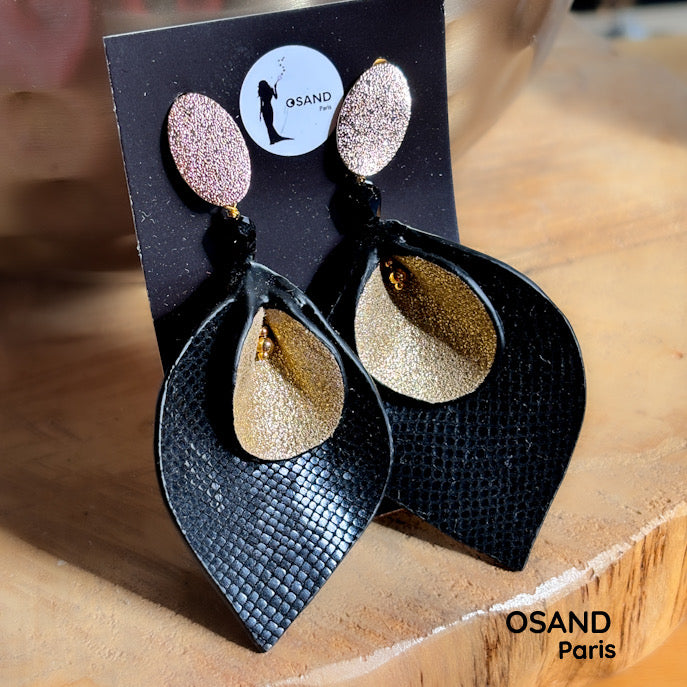 Boucle d’oreilles Camélia
