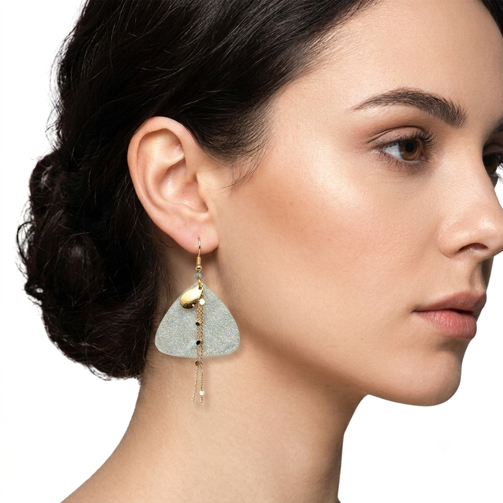 Boucles d’oreilles paillettes