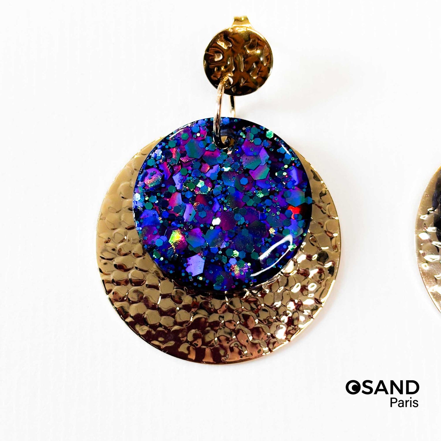 Boucles d’oreilles paillettes