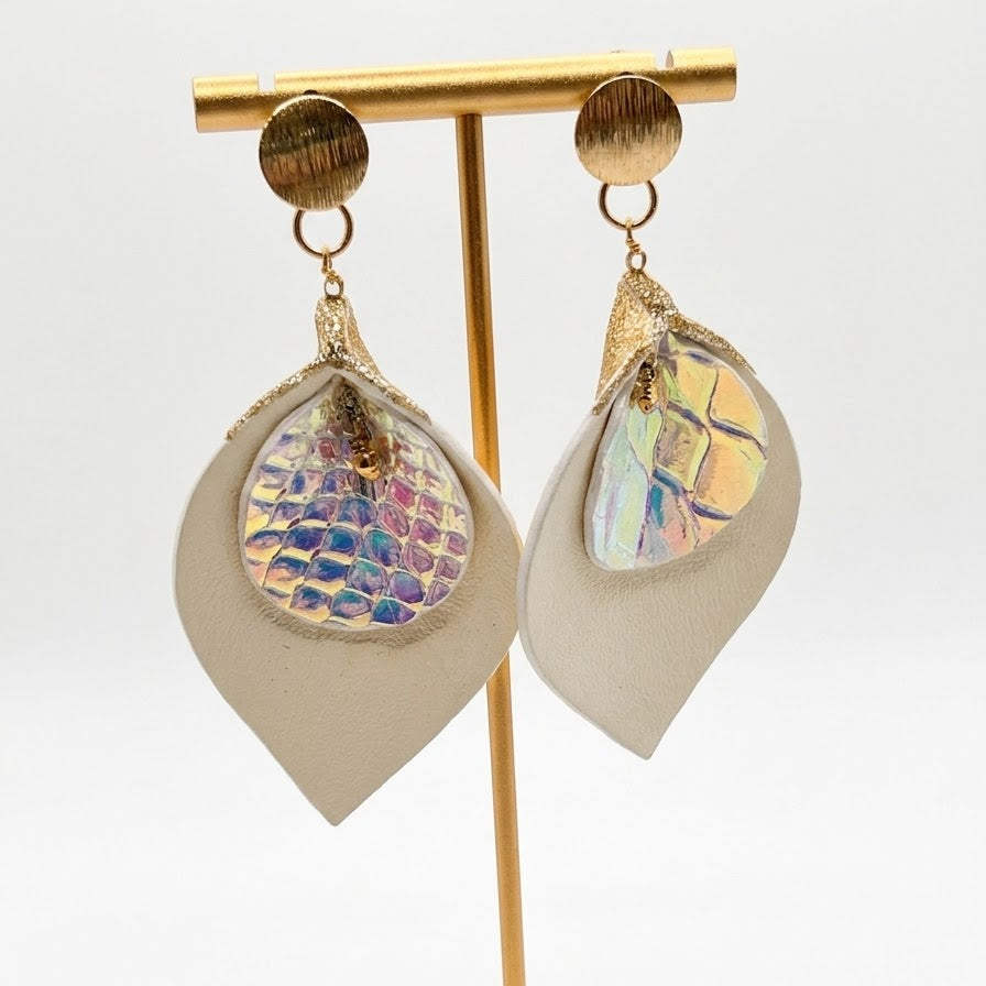 Boucle d’oreilles Hortensia