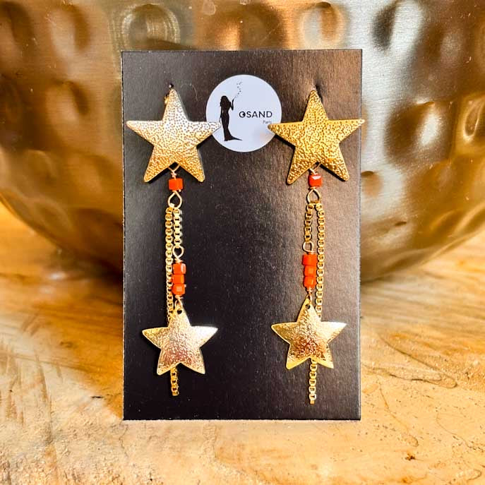 Boucles d'oreilles Star