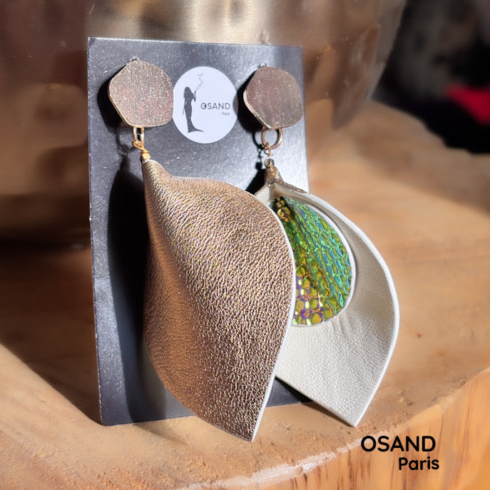 Boucle d’oreilles Bégonia