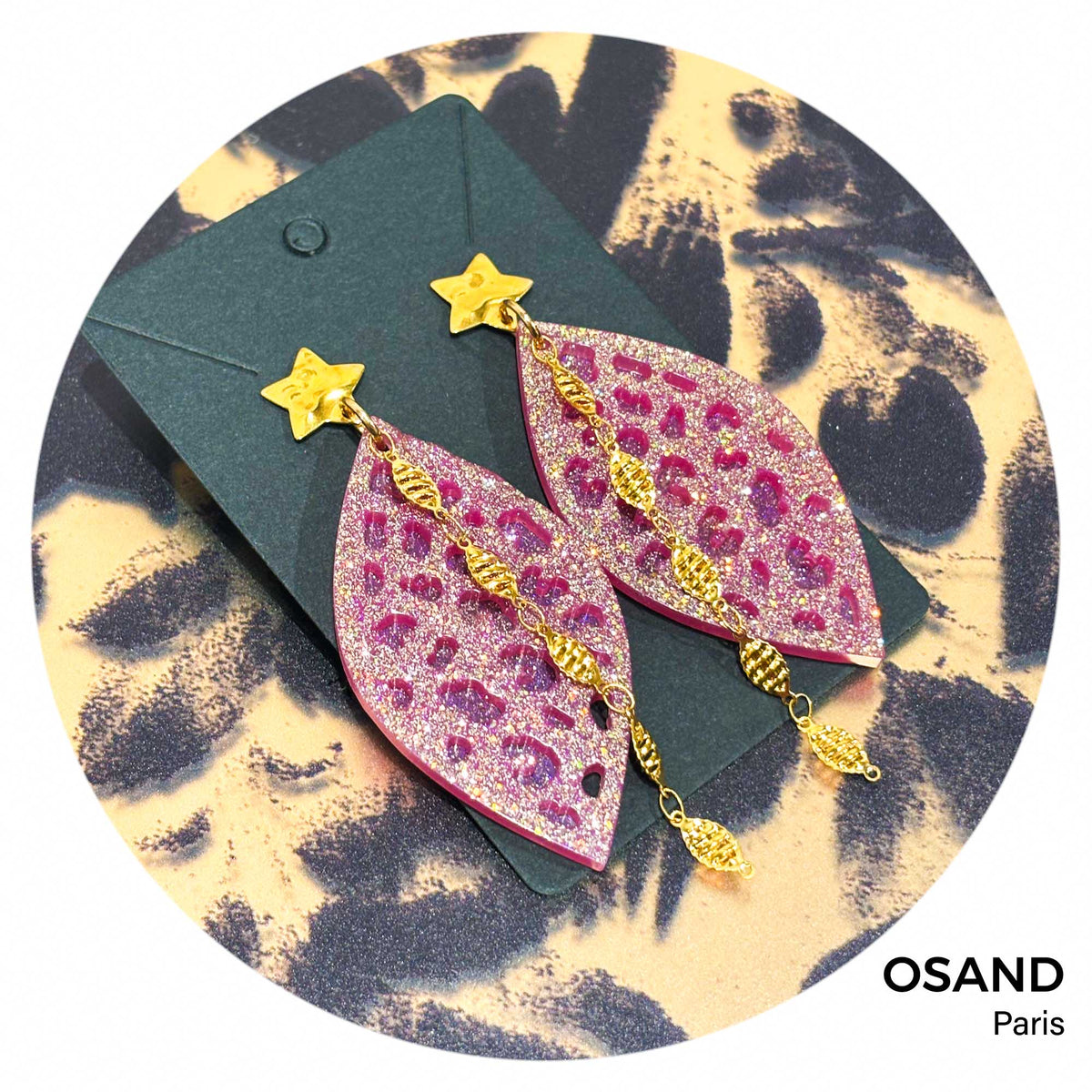 Boucles d’oreilles Lacerta
